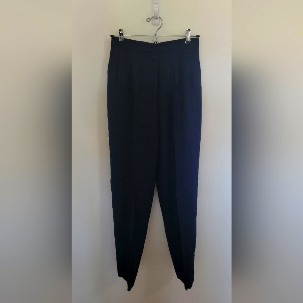 Charter Club 100% Wool Navy Blue Trousers in women's size 4